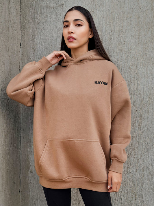 All Day Chill Hoodie - Light Taupe