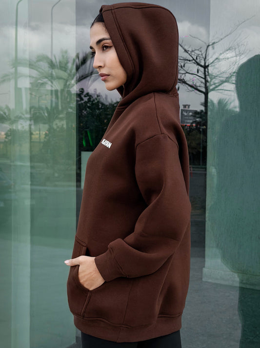 All Day Chill Hoodie - Brown