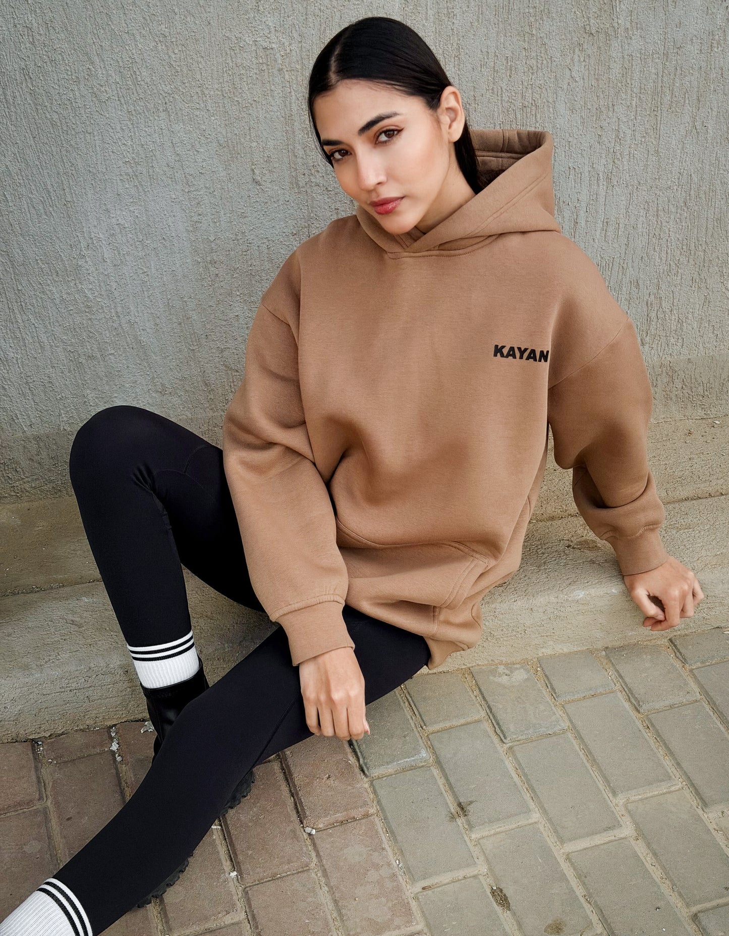 All Day Chill Hoodie - Light Taupe