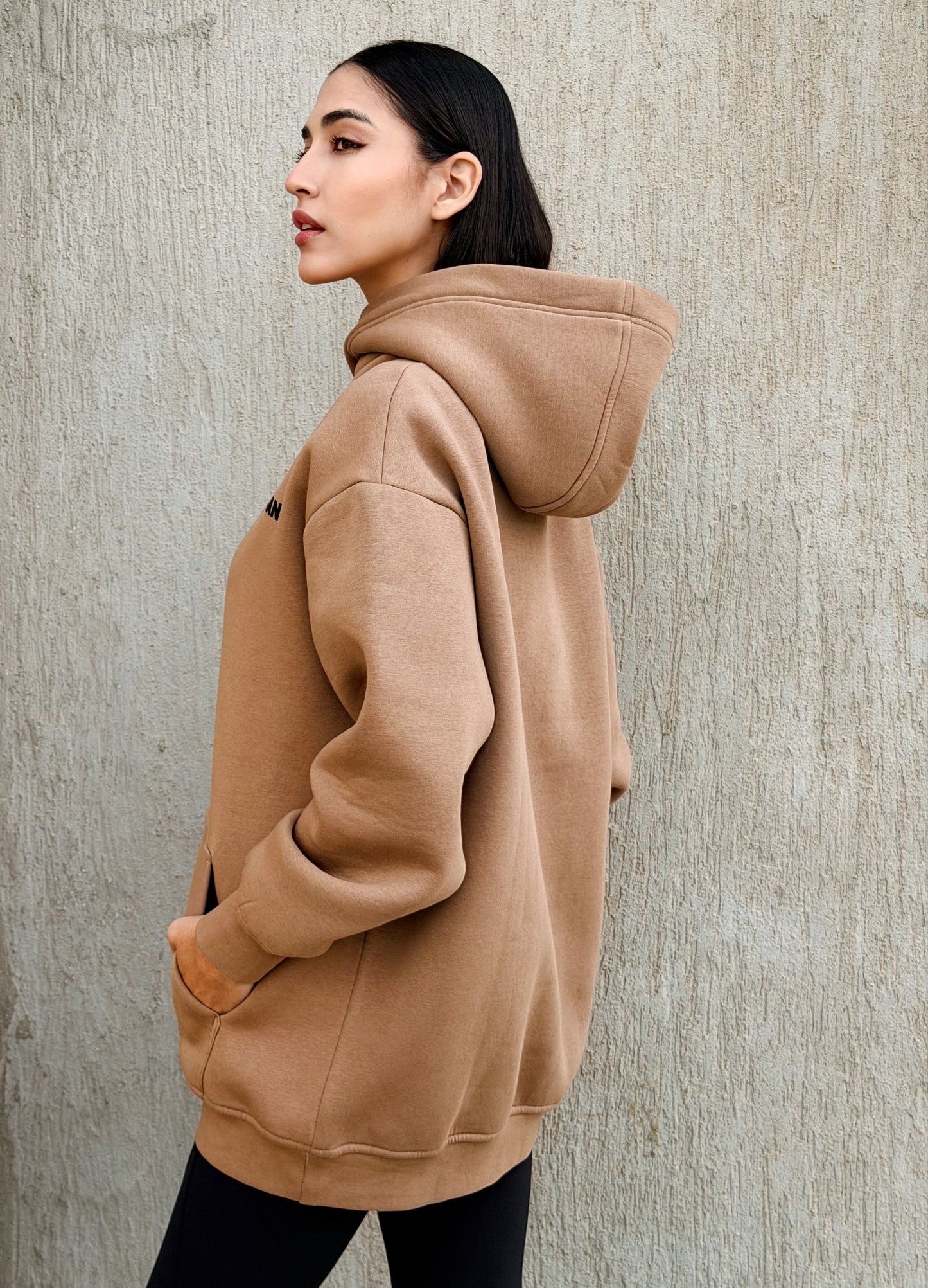 All Day Chill Hoodie - Light Taupe