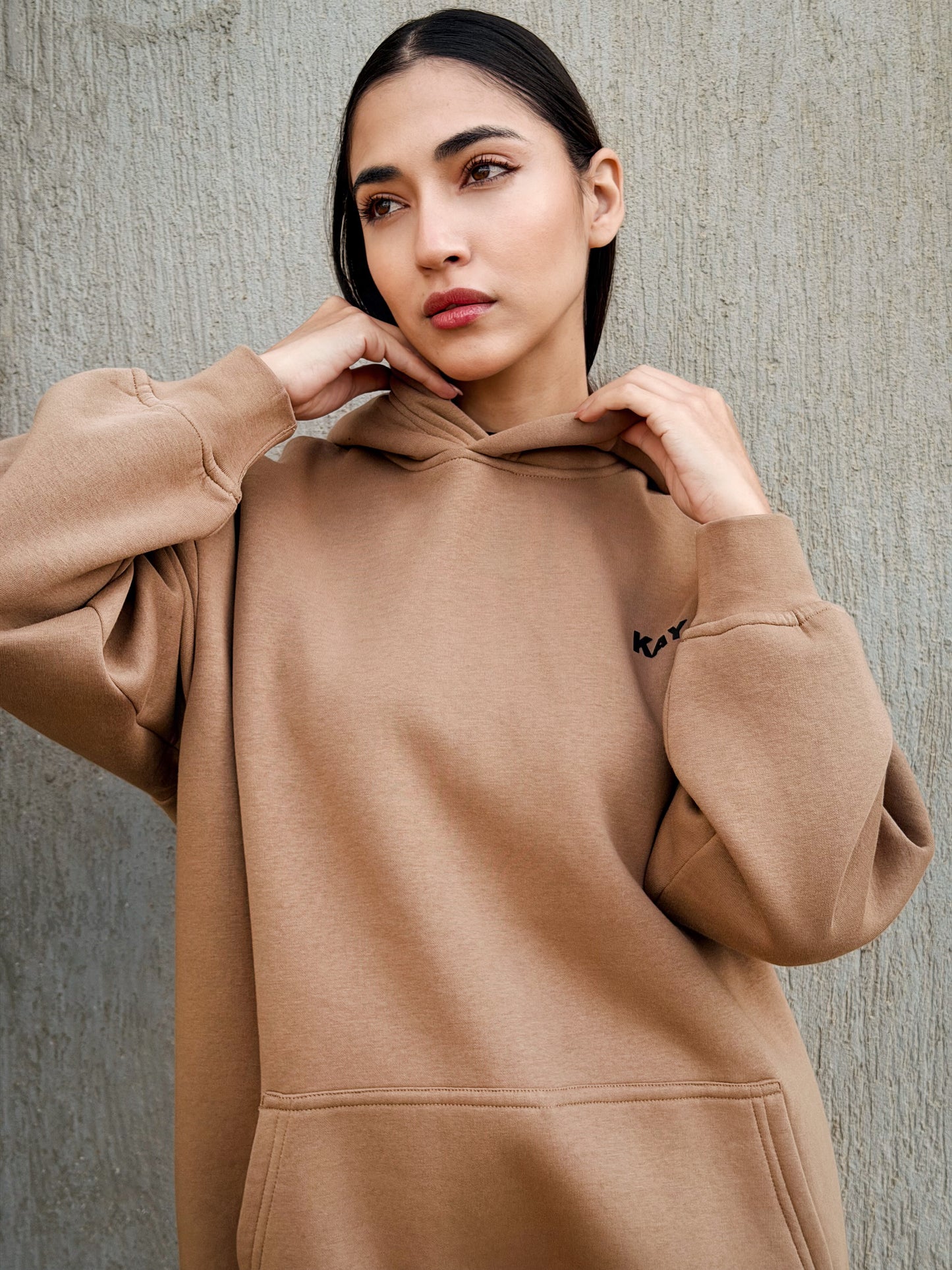 All Day Chill Hoodie - Light Taupe