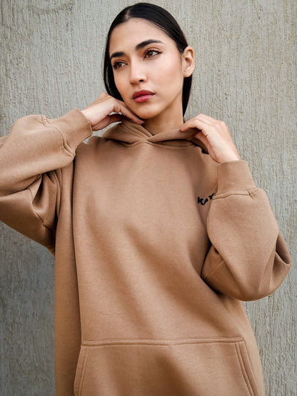 All Day Chill Hoodie - Light Taupe