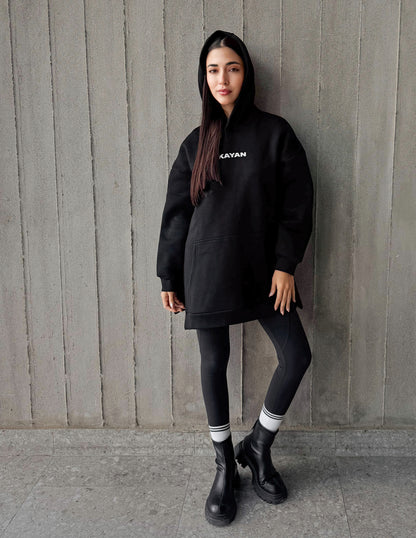 Cozy Vibe Hoodie - Black