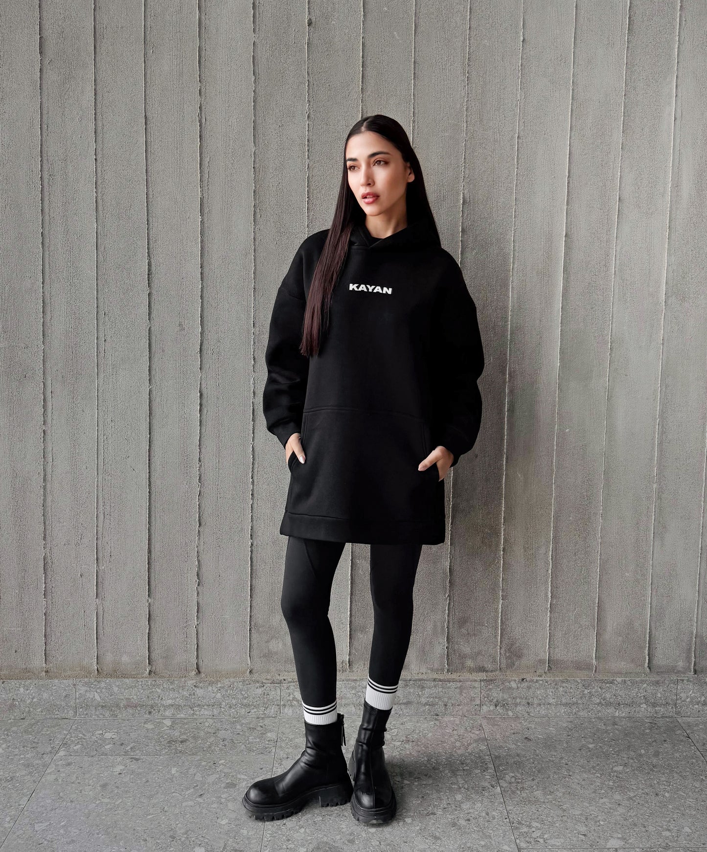 Cozy Vibe Hoodie - Black