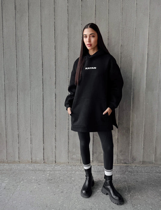 Cozy Vibe Hoodie - Black